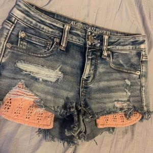 american eagle jean shorts